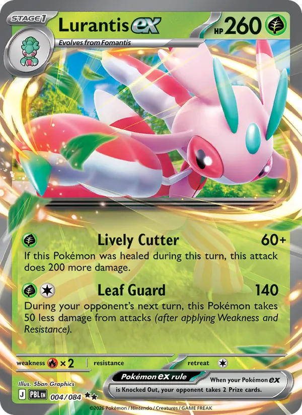 Card Lurantis ex from the Pitch Black set