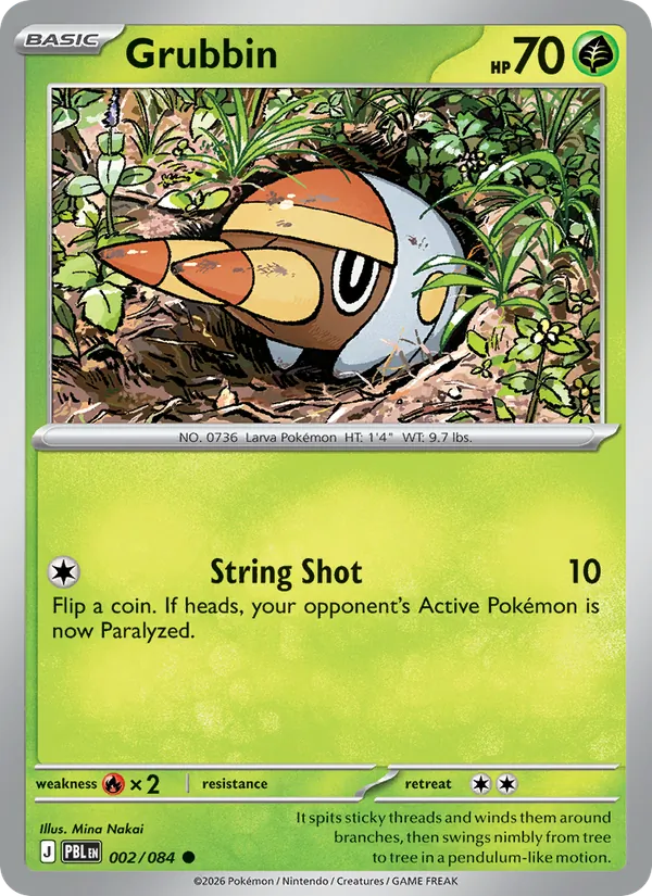 Card Grubbin from the Pitch Black set
