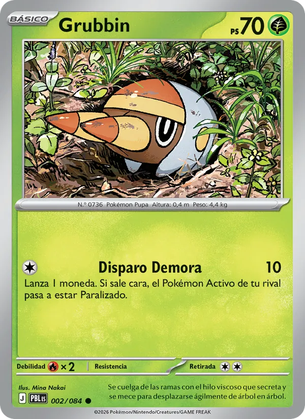 Carta Grubbin del set Oscuridad Absoluta