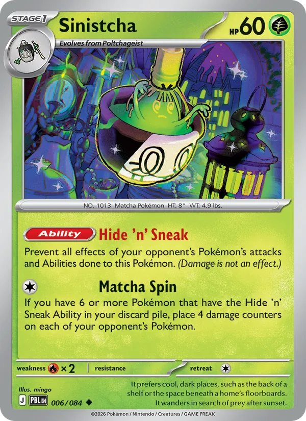 Card Sinistcha from the Pitch Black set