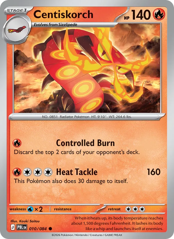 Card Centiskorch from the Pitch Black set