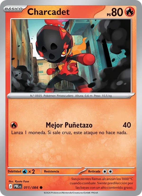 Carta Charcadet del set Oscuridad Absoluta
