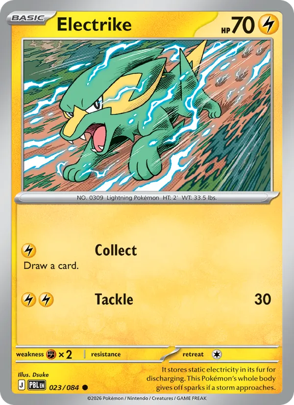 Card Electrike from the Pitch Black set