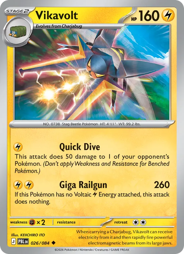 Card Vikavolt from the Pitch Black set