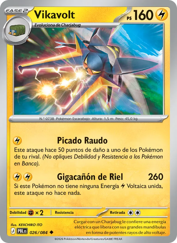 Carta Vikavolt del set Oscuridad Absoluta