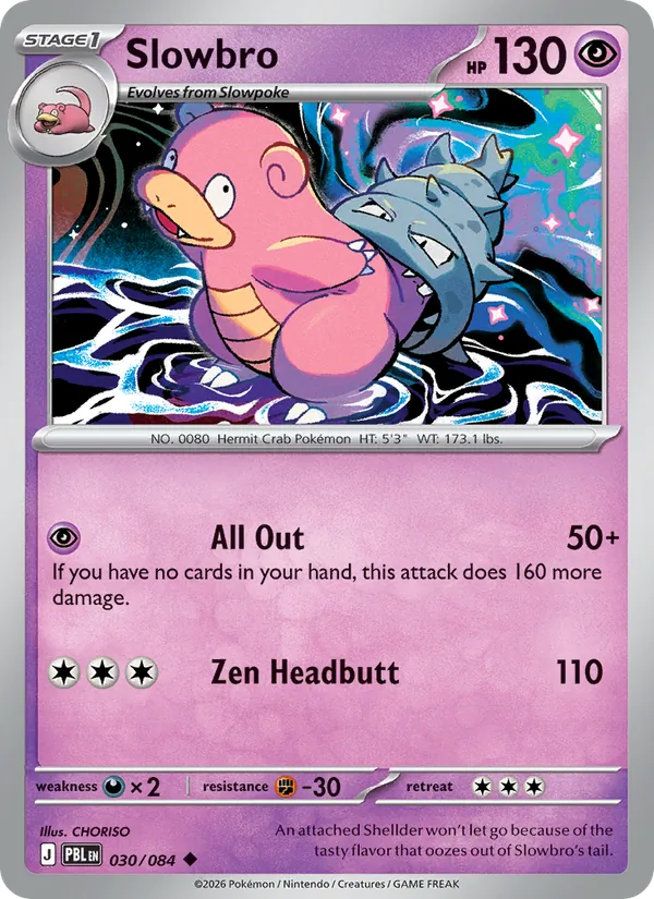 Card Slowbro from the Pitch Black set