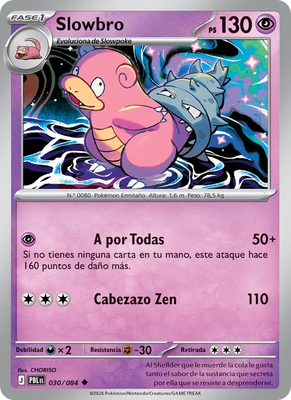 Carta Slowbro del set Oscuridad Absoluta
