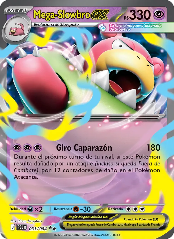 Carta Mega-Slowbro ex del set Oscuridad Absoluta