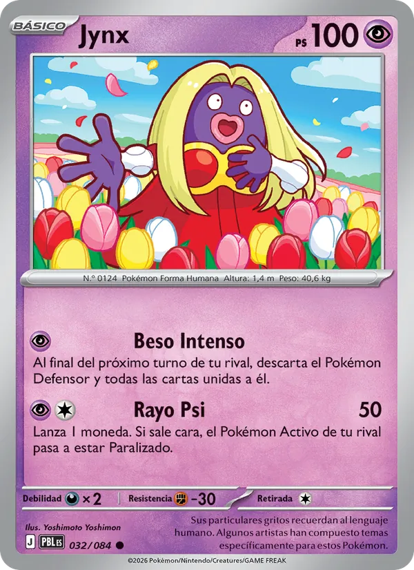 Carta Jynx del set Oscuridad Absoluta