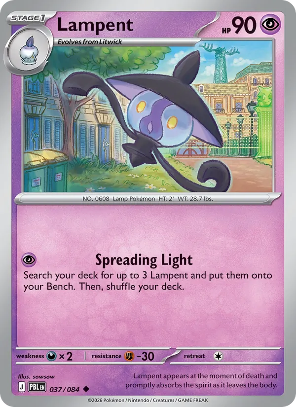 Card Lampent from the Pitch Black set