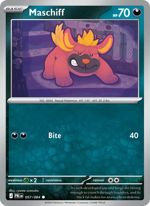 Card Maschiff from the Pitch Black set