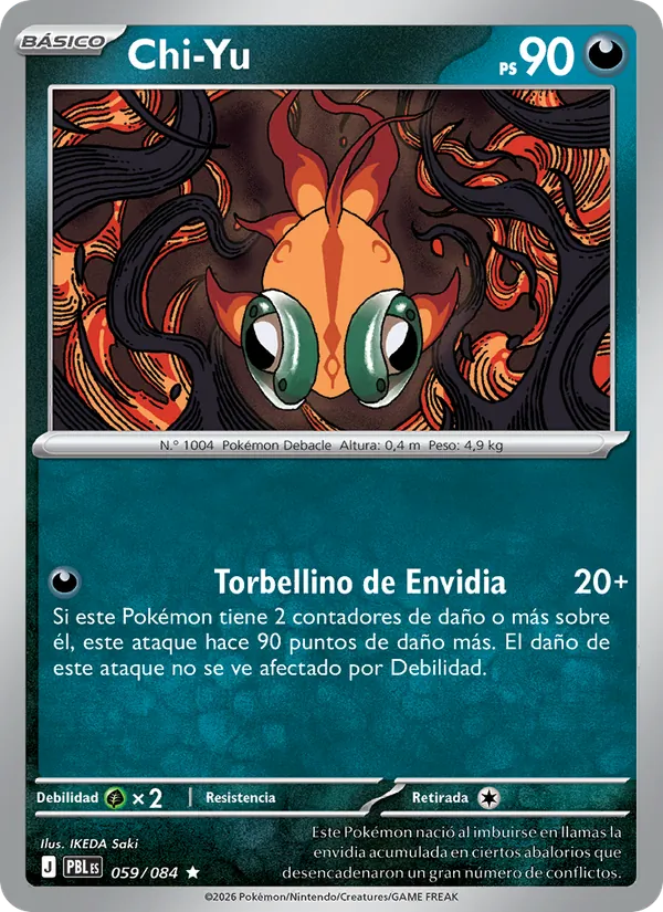 Carta Chi-Yu del set Oscuridad Absoluta