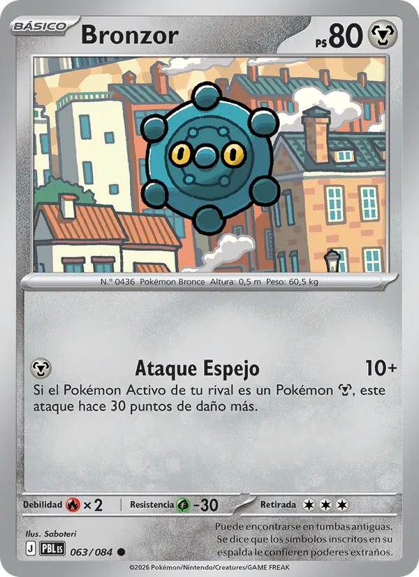 Carta Bronzor del set Oscuridad Absoluta