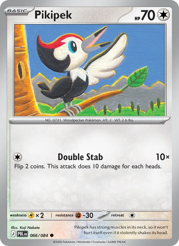 Card Pikipek from the Pitch Black set