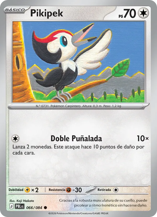 Carta Pikipek del set Oscuridad Absoluta