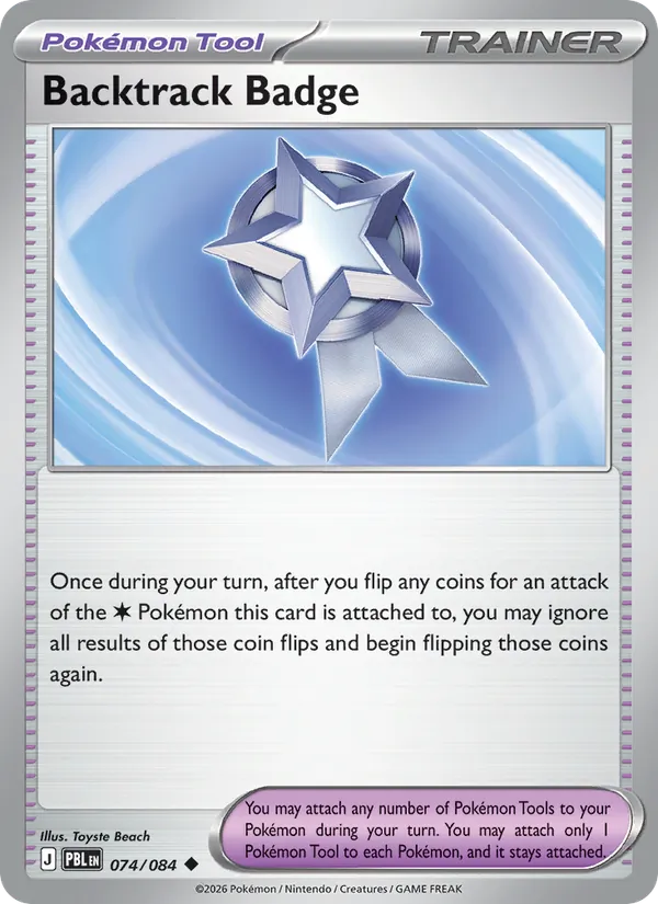 Card Backtrack Badge from the Pitch Black set