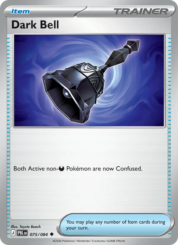 Card Dark Bell from the Pitch Black set