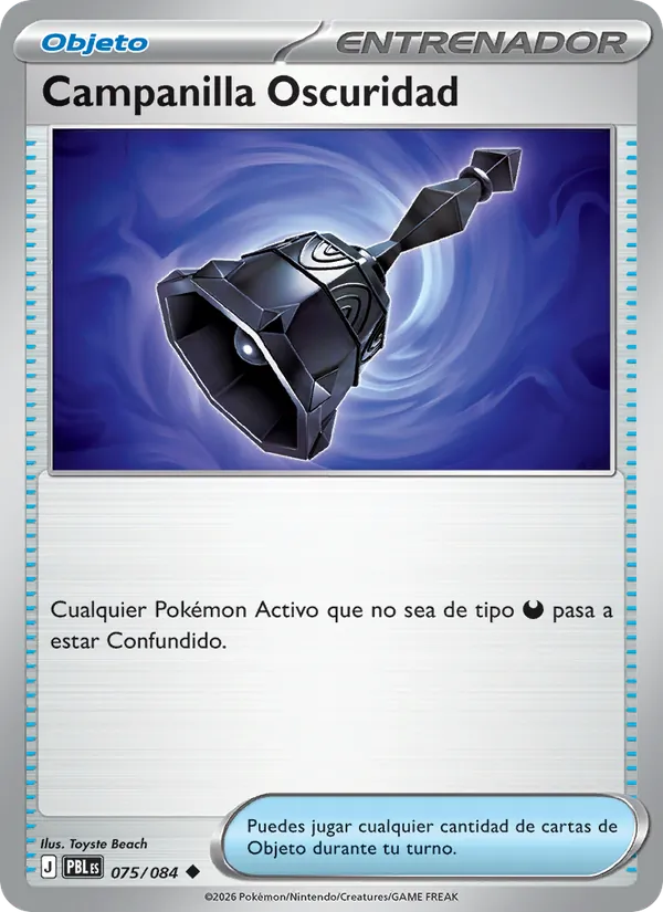 Carta Campanilla Oscuridad del set Oscuridad Absoluta