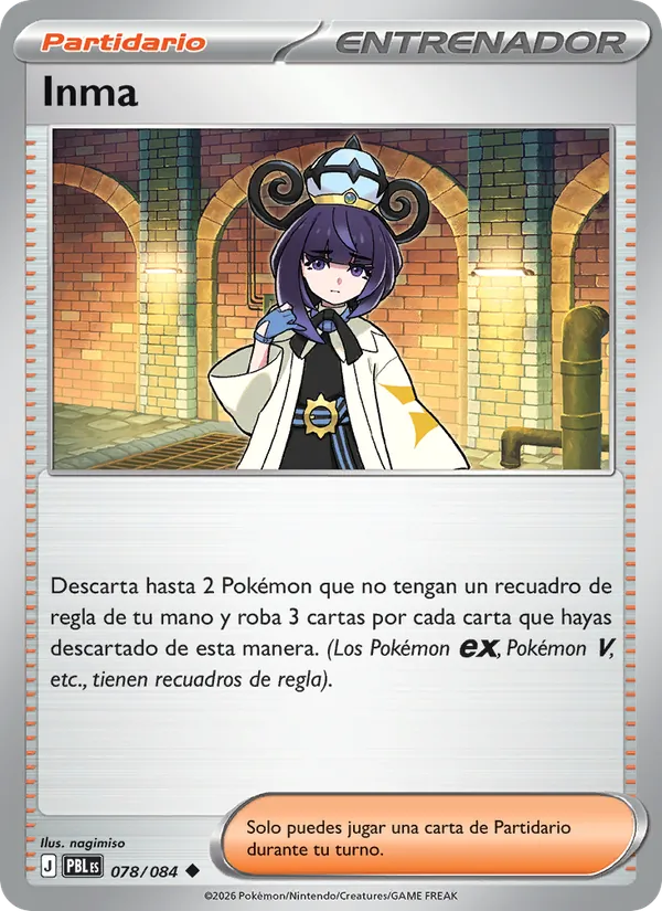 Carta Inma del set Oscuridad Absoluta
