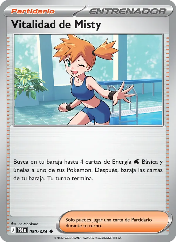 Carta Vitalidad de Misty del set Oscuridad Absoluta