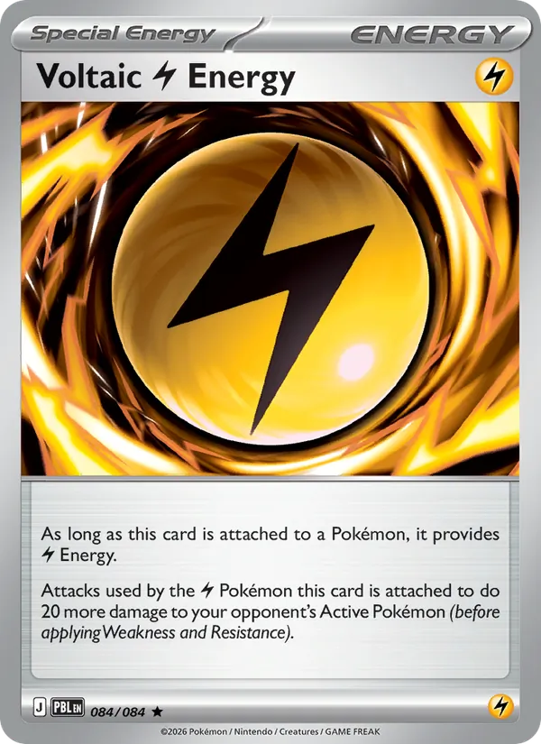 Card Voltaic Lightning Energy from the Pitch Black set