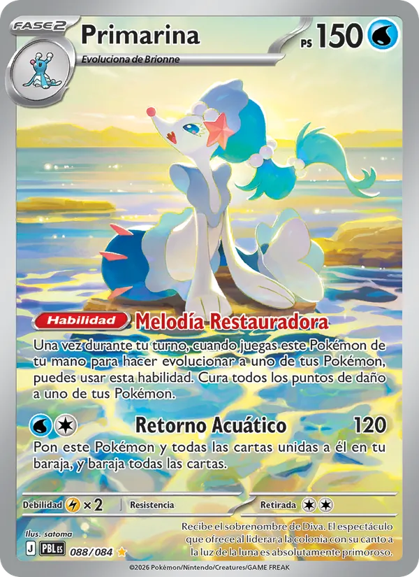 Carta Primarina del set Oscuridad Absoluta
