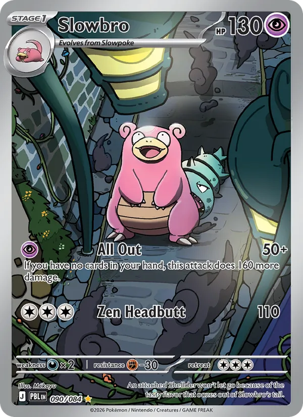 Card Slowbro from the Pitch Black set