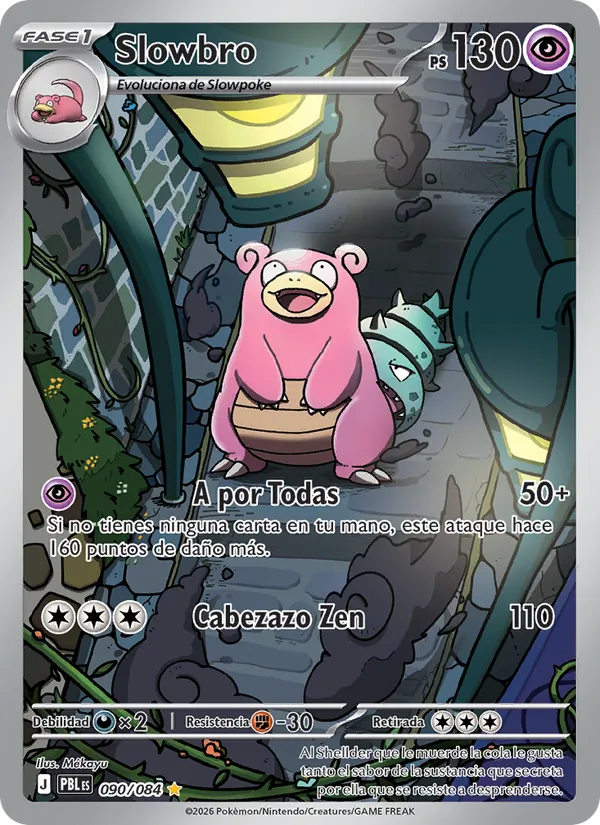 Carta Slowbro del set Oscuridad Absoluta