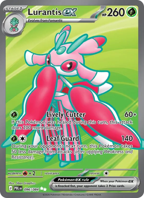 Card Lurantis ex from the Pitch Black set