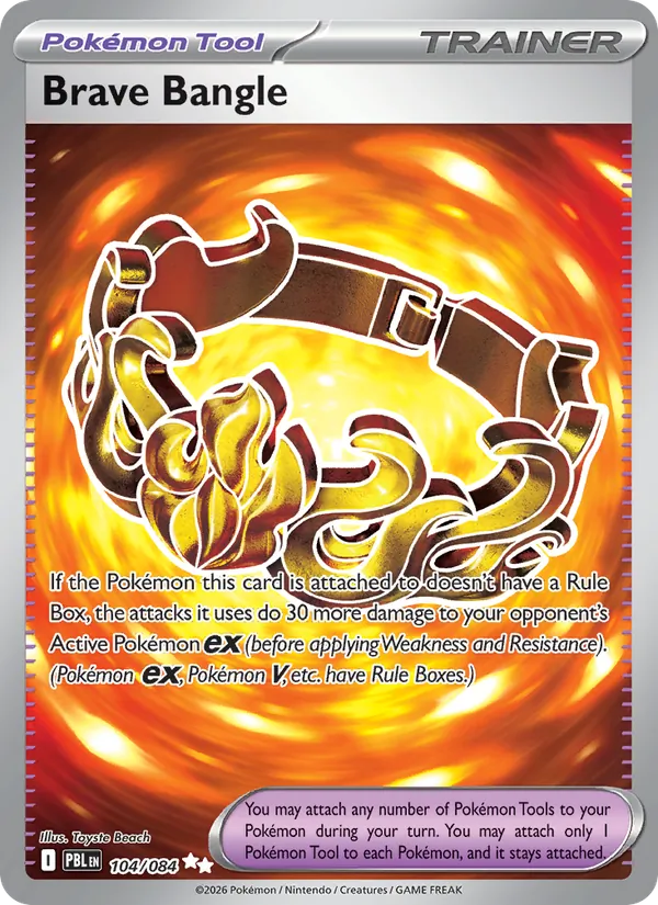 Card Brave Bangle from the Pitch Black set
