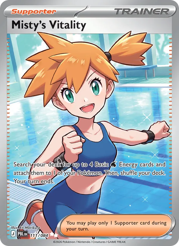 Card Misty's Vitality from the Pitch Black set
