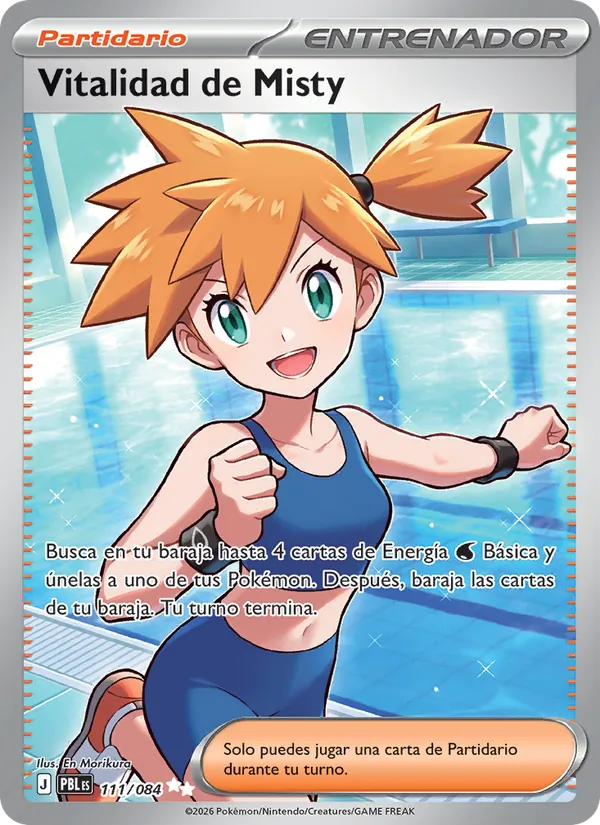 Carta Vitalidad de Misty del set Oscuridad Absoluta