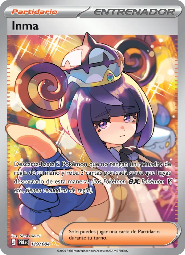Carta Inma del set Oscuridad Absoluta
